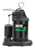 Wayne Pumps 1/2 HP 115V Thermoplastic Sump Pump with Vertical Float Switch, 65 GPM