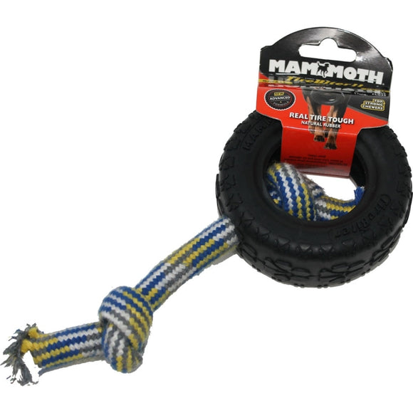 Mammoth TireBiter® with Rope Dog Toy (Medium 5