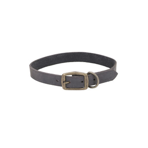 Circle t outlet rolled leather collar